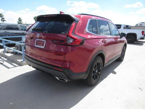 Radiant Red Metallic 2025 Honda CR-V Hybrid Sport-L