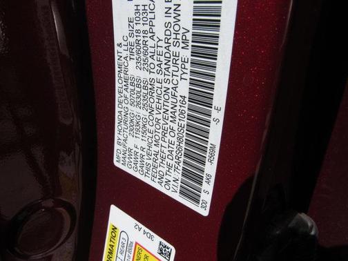 Radiant Red Metallic 2025 Honda CR-V Hybrid Sport-L