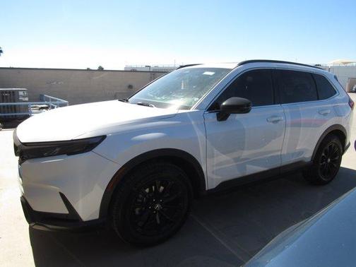 Platinum White Pearl 2024 Honda CR-V Hybrid Sport-L