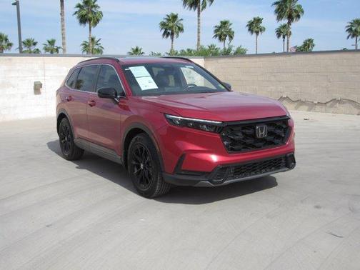 Radiant Red Metallic 2025 Honda CR-V Hybrid Sport-L