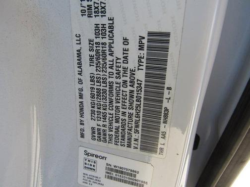 2020 Honda Odyssey LX