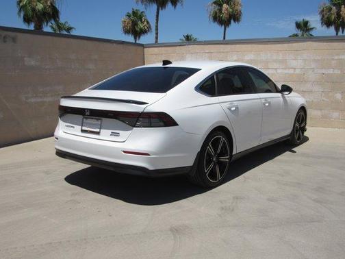 Platinum White Pearl 2025 Honda Accord Hybrid Sport