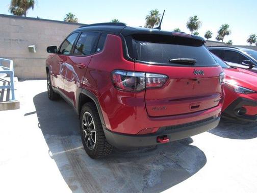 Red 2025 Jeep Compass Trailhawk