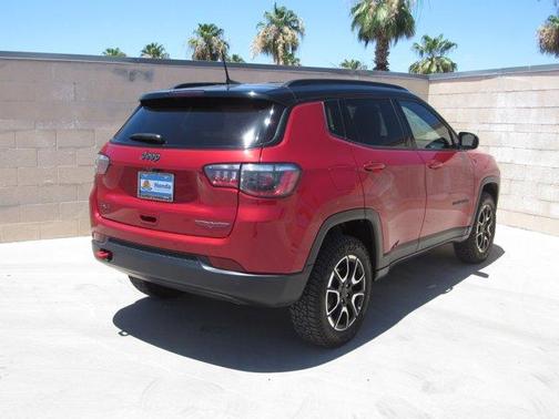 Red 2025 Jeep Compass Trailhawk