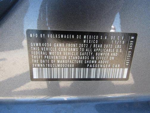 2020 Volkswagen Jetta 1.4T S