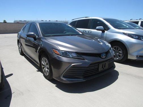 Predawn Gray Mica 2022 Toyota Camry Hybrid LE