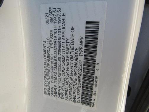 2022 Honda Odyssey Elite