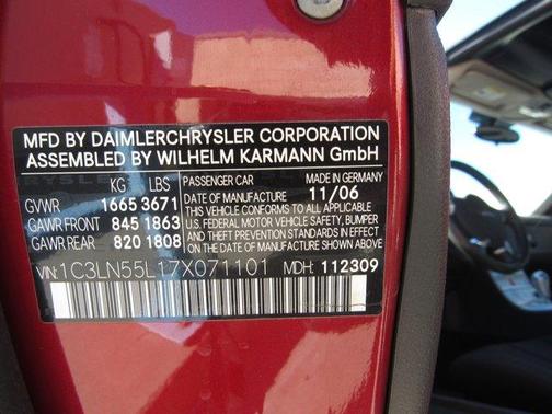 2007 Chrysler Crossfire Base