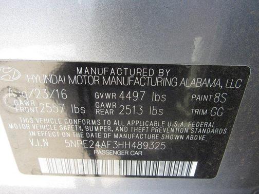 2017 Hyundai SONATA Base