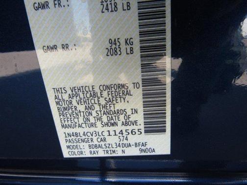 2020 Nissan Altima 2.5 SR