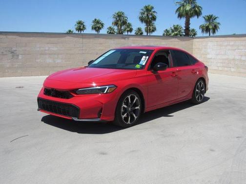 Rallye Red 2025 Honda Civic Hybrid