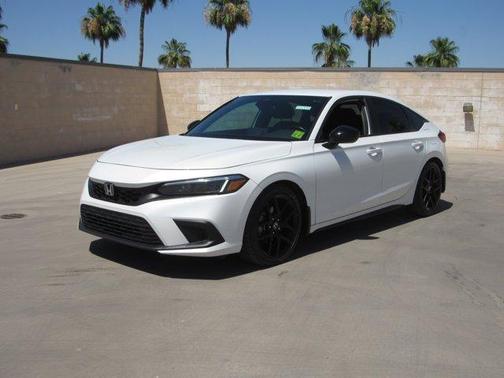 Platinum White Pearl 2024 Honda Civic Sport