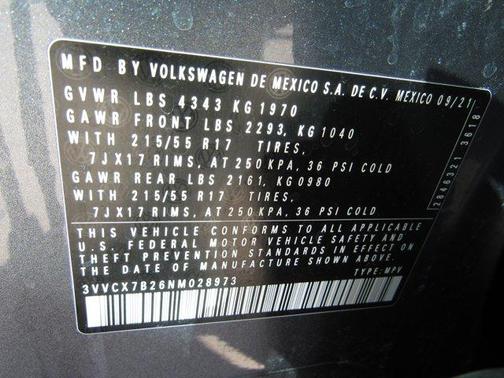 2022 Volkswagen Taos 1.5T S