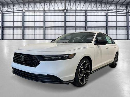 Platinum White Pearl 2026 Honda Accord Hybrid Sport