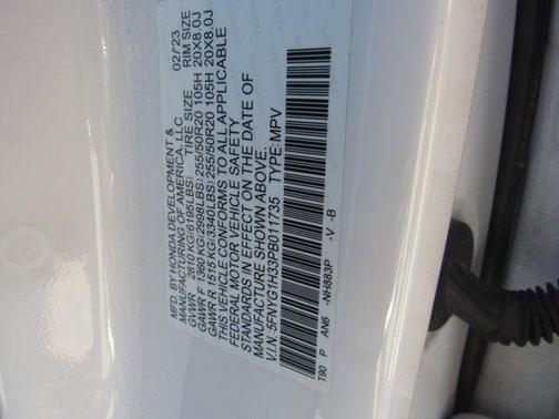 2023 Honda Pilot Sport