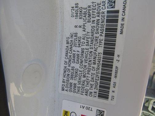 2024 Honda Civic Sport