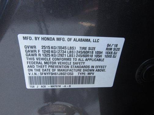 2018 Honda Pilot EX-L