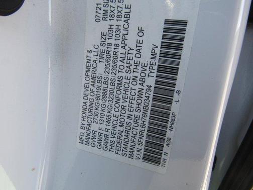 2022 Honda Odyssey EX-L