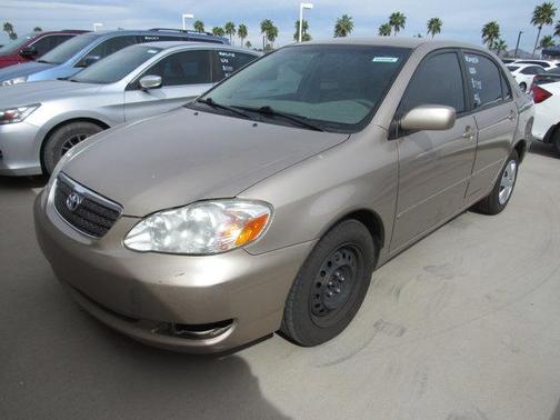Beige 2007 Toyota Corolla LE