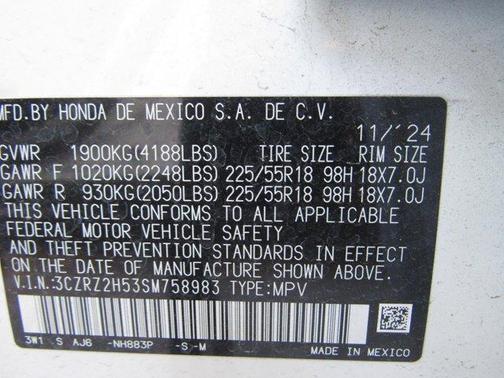 2025 Honda HR-V Sport