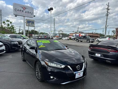 Super Black 2020 Nissan Maxima 3.5 Platinum