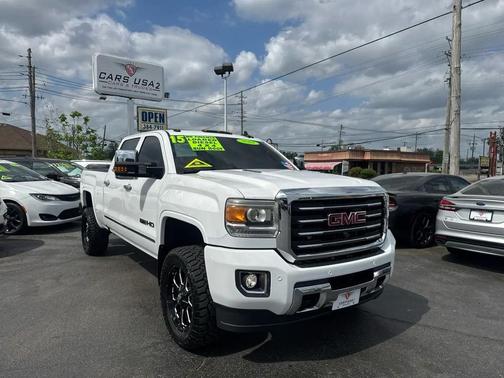 Summit White 2015 GMC Sierra 2500 SLT