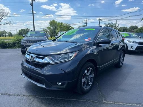 Gray 2018 Honda CR-V EX