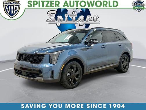 Mineral Blue 2026 Kia Sorento Hybrid X-LINE SX PRESTIGE