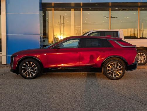 Radiant Red Tintcoat 2024 Cadillac LYRIQ Sport