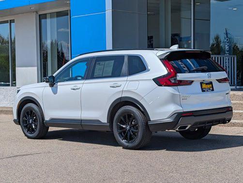 Platinum White Pearl 2025 Honda CR-V Hybrid Sport AWD