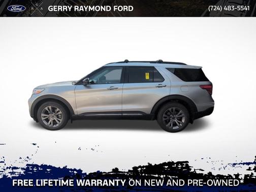 Silver Metallic 2023 Ford Explorer XLT