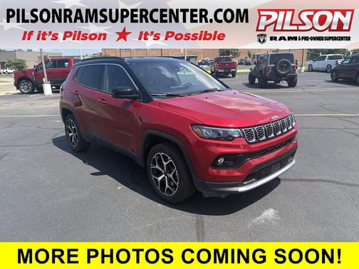 Red Hot Pearlcoat 2025 Jeep Compass Limited