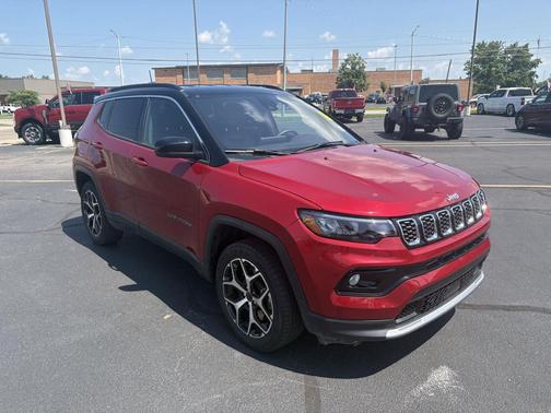 Red Hot Pearlcoat 2025 Jeep Compass Limited