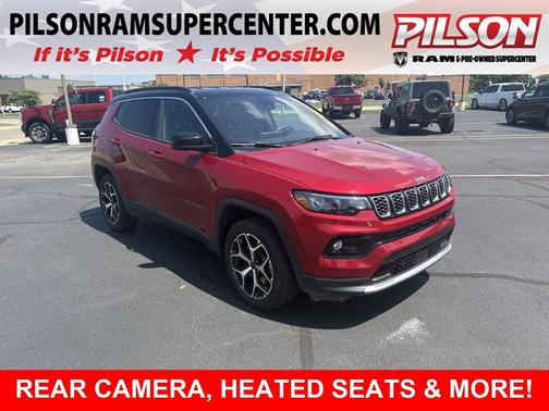 Red Hot Pearlcoat 2025 Jeep Compass Limited