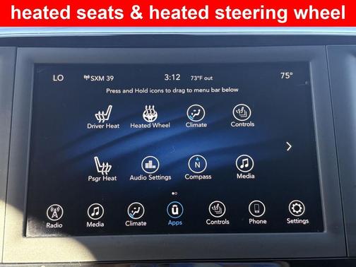 Brilliant Black Crystal Pearlcoat 2019 Chrysler Pacifica Touring L