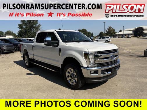 White Platinum Metallic Tri-Coat 2019 Ford F-250 Lariat