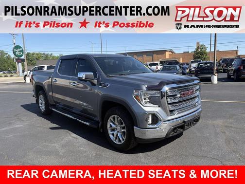Satin Steel Metallic 2019 GMC Sierra 1500 SLT