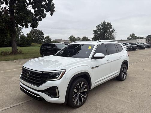 Opal White Pearl 2025 Volkswagen Atlas 2.0T SEL Premium R-Line 4MOTION