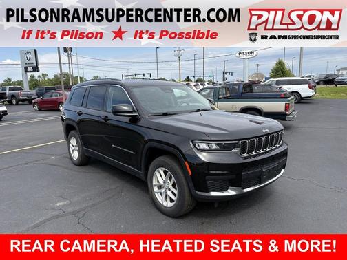 Diamond Black Crystal Pearlcoat 2022 Jeep Grand Cherokee L Laredo