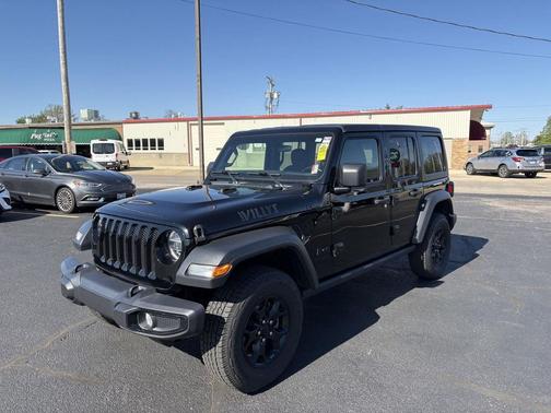 Black Clearcoat 2022 Jeep Wrangler Willys