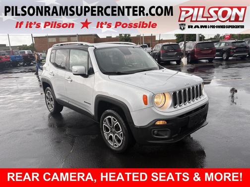 Glacier Metallic 2017 Jeep Renegade Limited