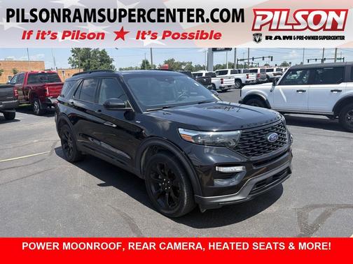 Agate Black Metallic 2023 Ford Explorer ST-Line