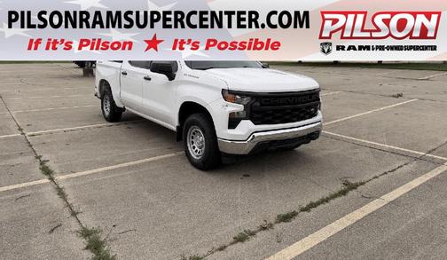 Summit White 2023 Chevrolet Silverado 1500 WT