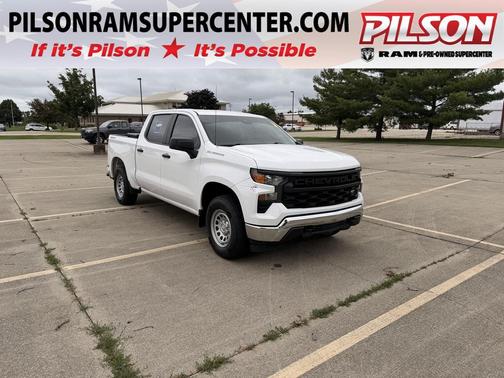 Summit White 2023 Chevrolet Silverado 1500 WT
