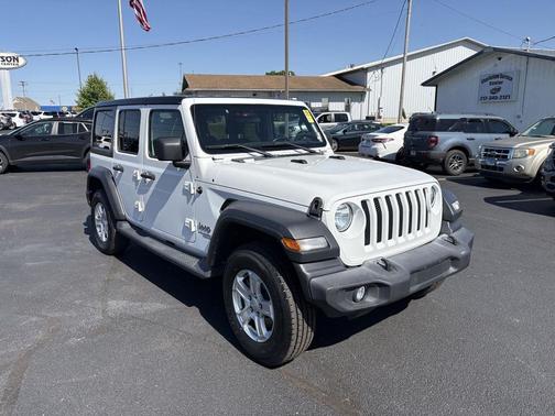 Bright White Clearcoat 2019 Jeep Wrangler Unlimited Sport