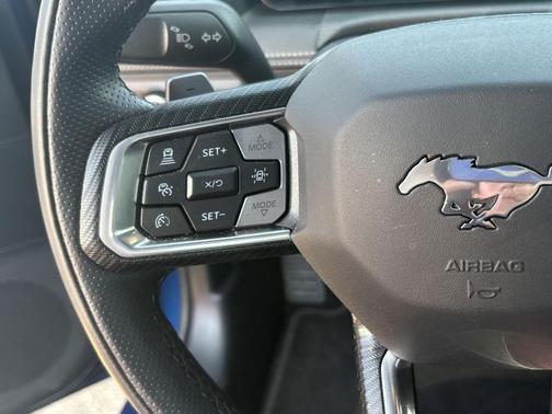 Atlas Blue 2024 Ford Mustang EcoBoost Premium