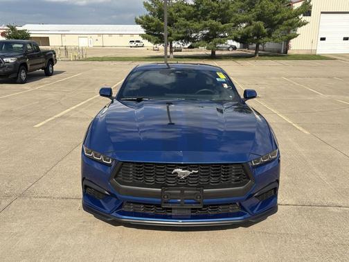 Atlas Blue 2024 Ford Mustang EcoBoost Premium