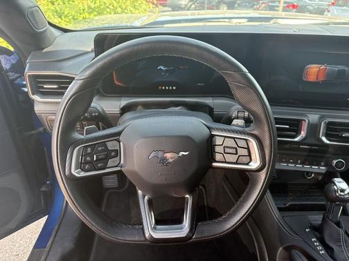 Atlas Blue 2024 Ford Mustang EcoBoost Premium