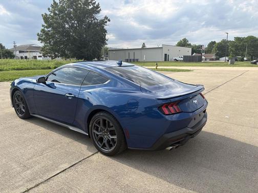 Atlas Blue 2024 Ford Mustang EcoBoost Premium
