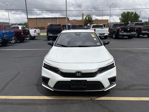 Platinum White Pearl 2022 Honda Civic Sport